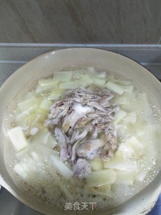 鸡汁山药的做法步骤：8