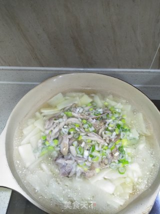 鸡汁山药的做法步骤：9