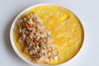 猪排蛋包饭的做法步骤：5