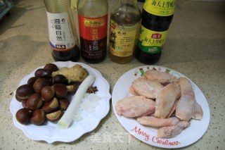 #斯肯特铸铁锅#-板栗鸡翅的做法步骤：1