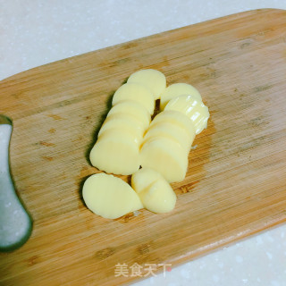毛豆海米蘑菇蒸豆腐的做法步骤：5