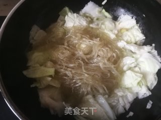 白菜豆腐炖粉条的做法步骤：6