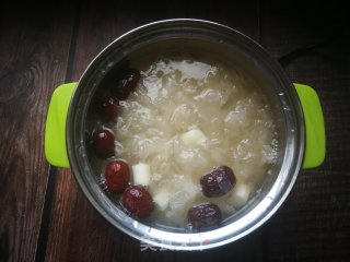 红枣山药银耳汤的做法步骤：6