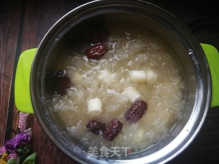 红枣山药银耳汤的做法步骤：7
