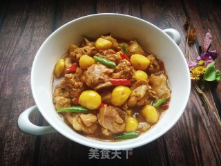 板栗炖鸡腿的做法步骤：19