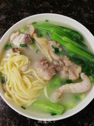 煮手工胡萝卜鸡蛋面的做法步骤：5