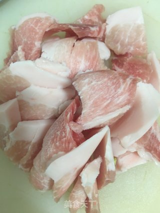 肉片烧西葫芦的做法步骤：3