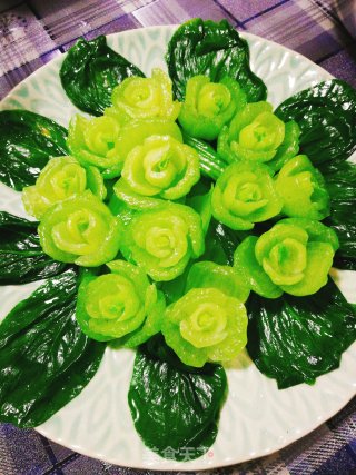 蒜香油菜的做法步骤：3