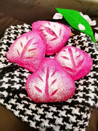 火龙果麻薯软欧包的做法步骤：29