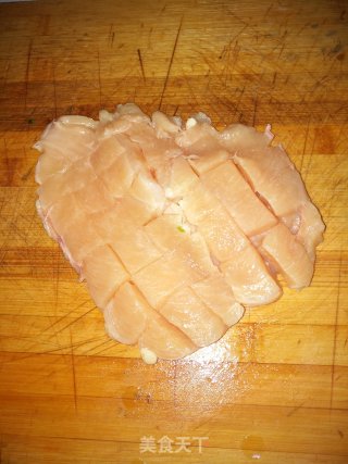 爆炒鸡胸肉的做法步骤：3