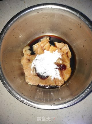 爆炒鸡胸肉的做法步骤：4