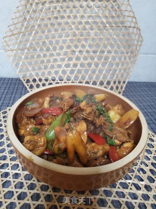 三杯鸡的做法步骤：13