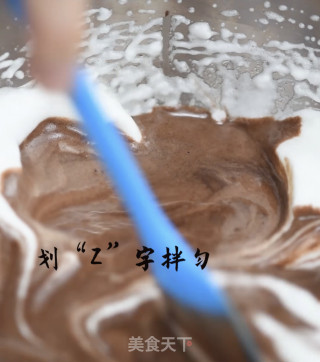 低卡可可戚风蛋糕的做法步骤：9