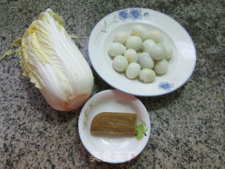 咖喱鹌鹑蛋娃娃菜的做法步骤：1