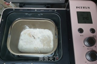 双色抹茶蜜豆吐司的做法步骤：2