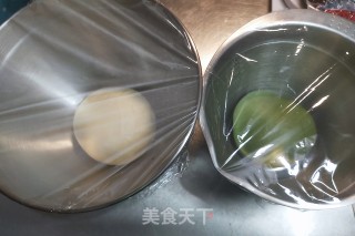 双色抹茶蜜豆吐司的做法步骤：9