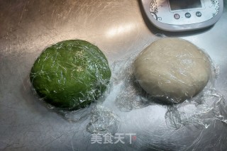 双色抹茶蜜豆吐司的做法步骤：11