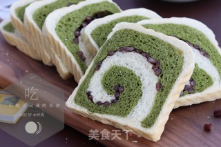 双色抹茶蜜豆吐司的做法步骤：20