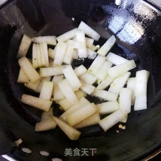 炒冬瓜的做法步骤：4