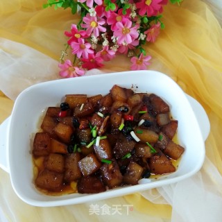豆瓣酱炒凉粉的做法步骤：6