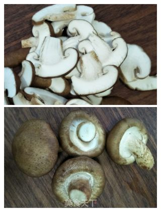 香菇菠菜的做法步骤：2