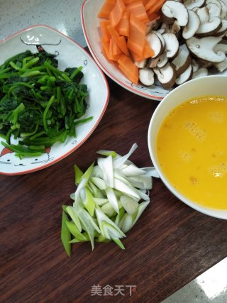 香菇菠菜的做法步骤：5