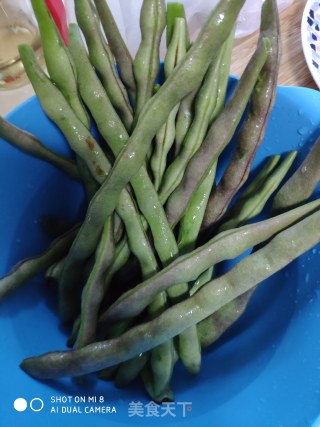 芸豆炒肉丝的做法步骤：1