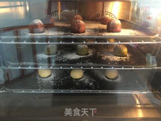 一炉四款麻薯包的做法步骤：17