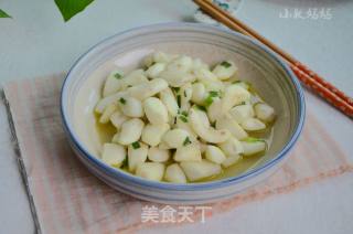 葱油菱角的做法步骤：7