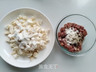 杏鲍菇黑胡椒牛肉粒的做法步骤：4