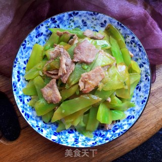 青笋滑肉片的做法步骤：8