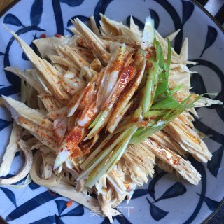 香辣腐竹的做法步骤：5