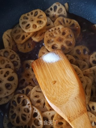 糖醋藕片的做法步骤：9