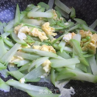 佛手瓜炒蛋的做法步骤：7