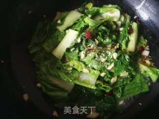 蒜蓉小白菜的做法步骤：8