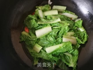 蚝油小白菜的做法步骤：6