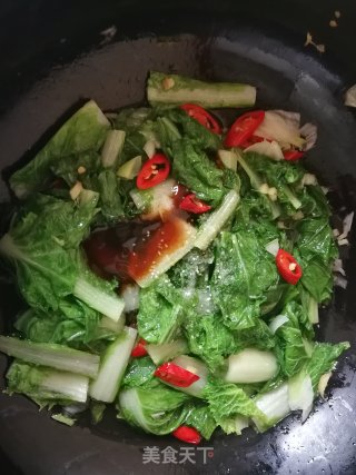 蚝油小白菜的做法步骤：8