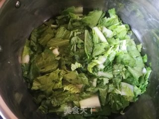 小白菜豆腐炖粉条的做法步骤：3