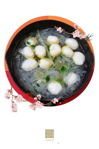 萝卜鱼圆汤的做法步骤：9