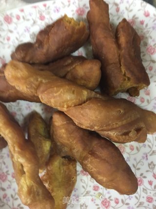 老油条炒青菜的做法步骤：2
