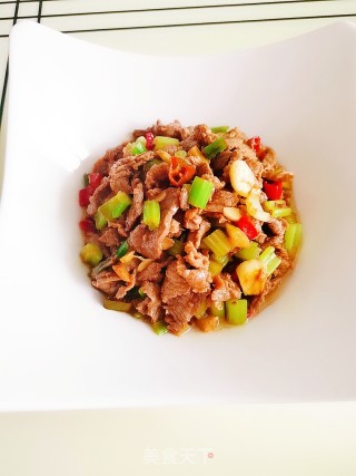 小炒牛肉的做法步骤：10