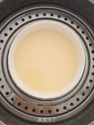 杏仁燕麦牛奶炖蛋的做法步骤：5