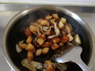 馕炒肉的做法步骤：5