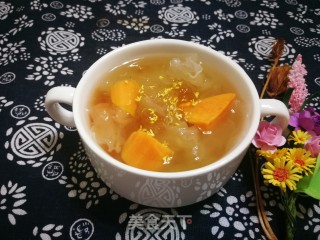 红薯桃胶银耳糖水的做法步骤：11