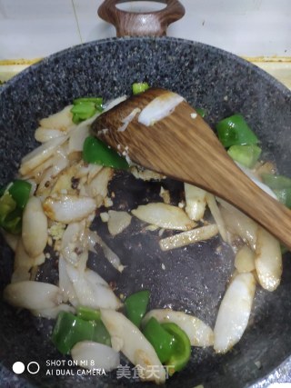 山药片炒辣椒的做法步骤：6