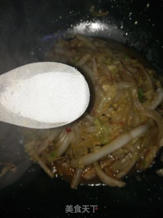 鱼香白菜的做法步骤：8