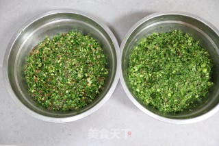 韭菜茴香双馅饺子的做法步骤：6