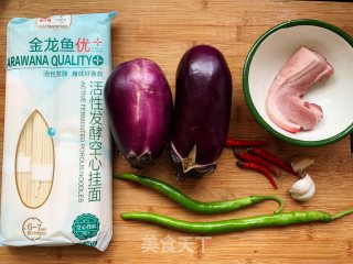茄子打卤面的做法步骤：1