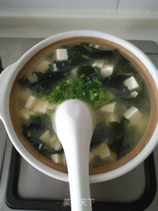 味增汤的做法步骤：5