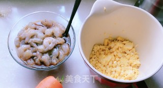 鲜虾蔬饼的做法步骤：1